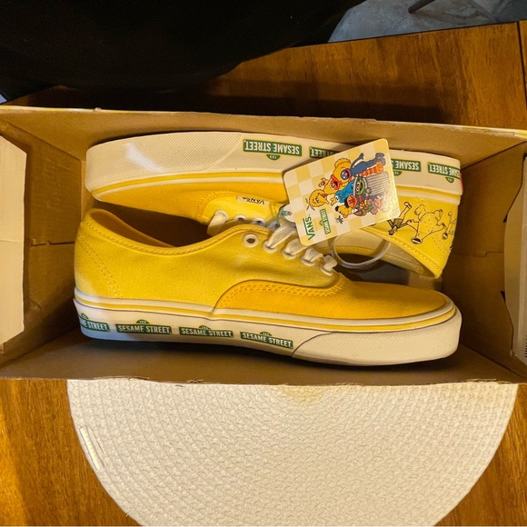 Sesame Street Vans Yellow Sneakers - Picture 10 of 10